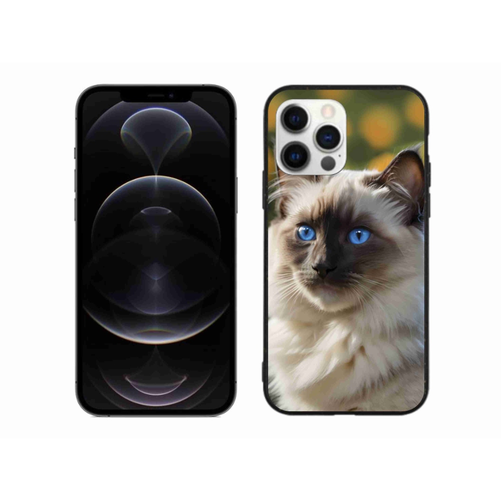 Gelový kryt mmCase na iPhone 12 Pro Max - bílý ragdoll