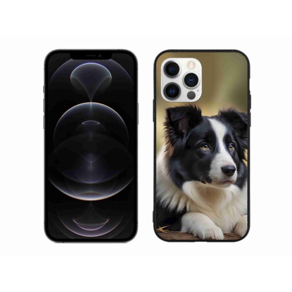 Gelový kryt mmCase na iPhone 12 Pro Max - border kolie 2