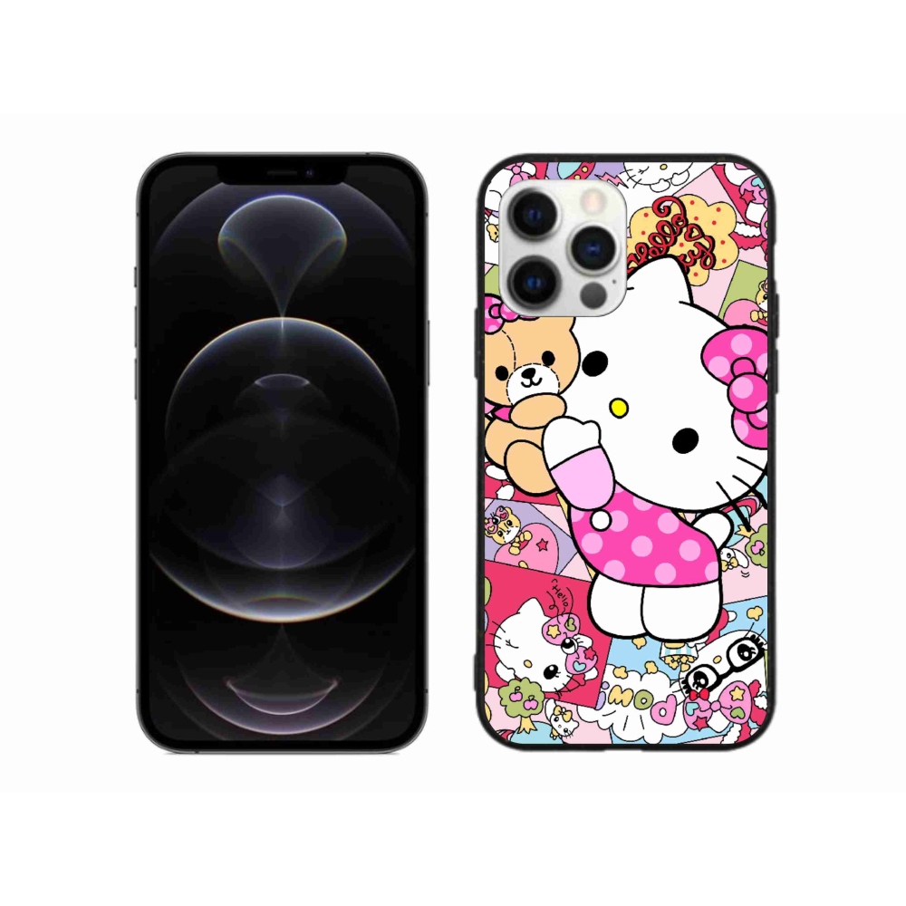 Gelový kryt mmCase na iPhone 12 Pro Max - cute kitty