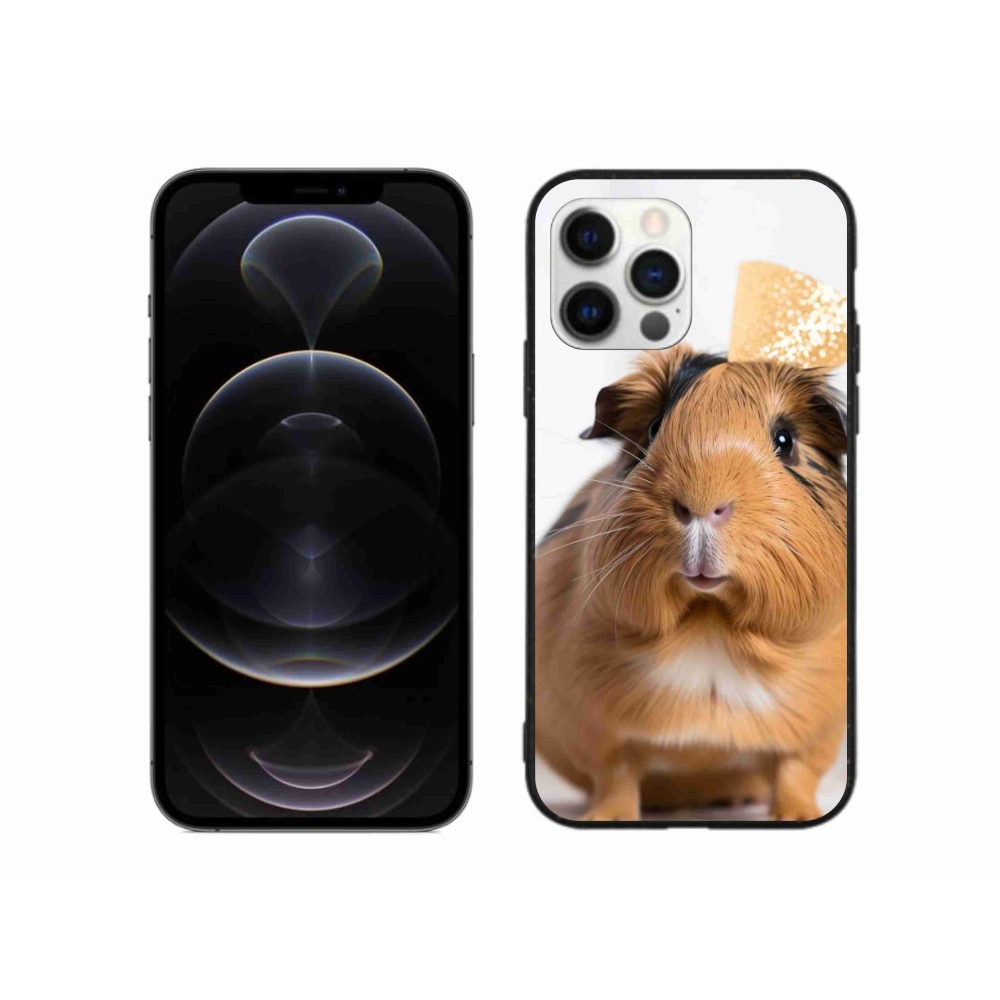 Gelový kryt mmCase na iPhone 12 Pro Max - hnědé morče