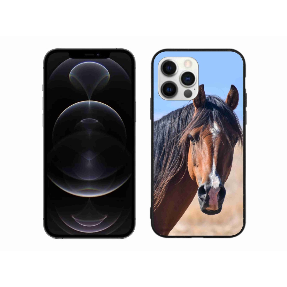 Gelový kryt mmCase na iPhone 12 Pro Max - klidný kůň