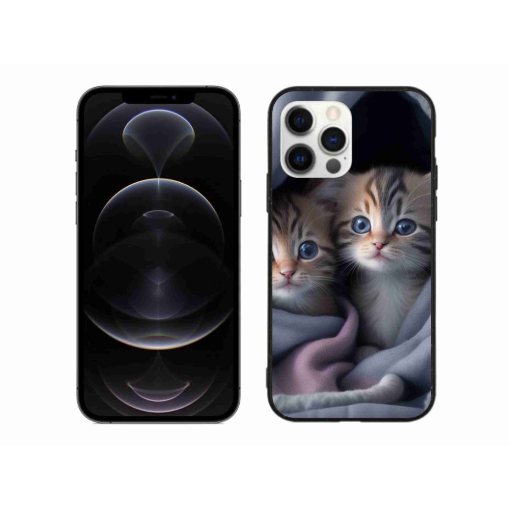 Gelový kryt mmCase na iPhone 12 Pro Max - kočičí duo 2