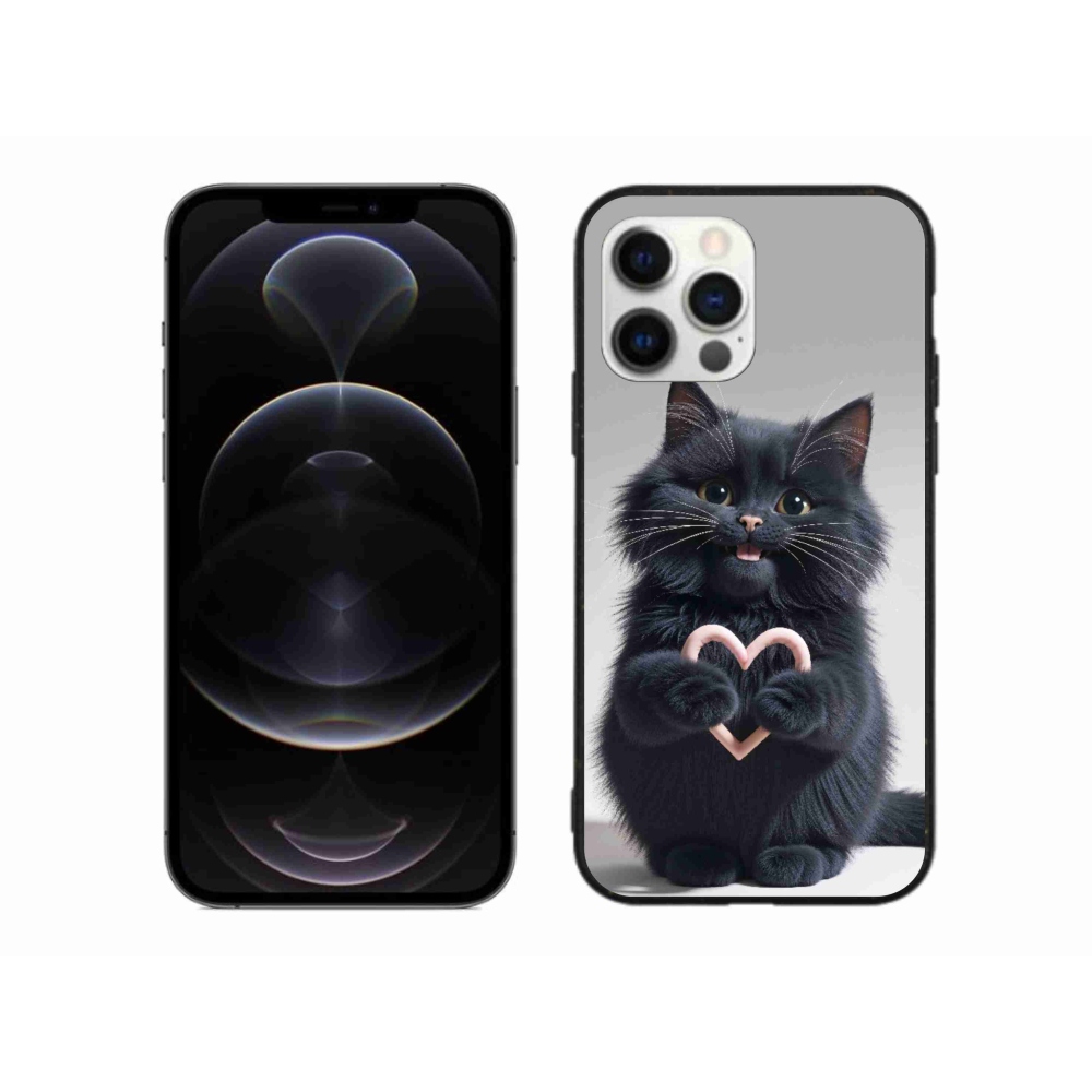 Gelový kryt mmCase na iPhone 12 Pro Max - kočičí láska 3