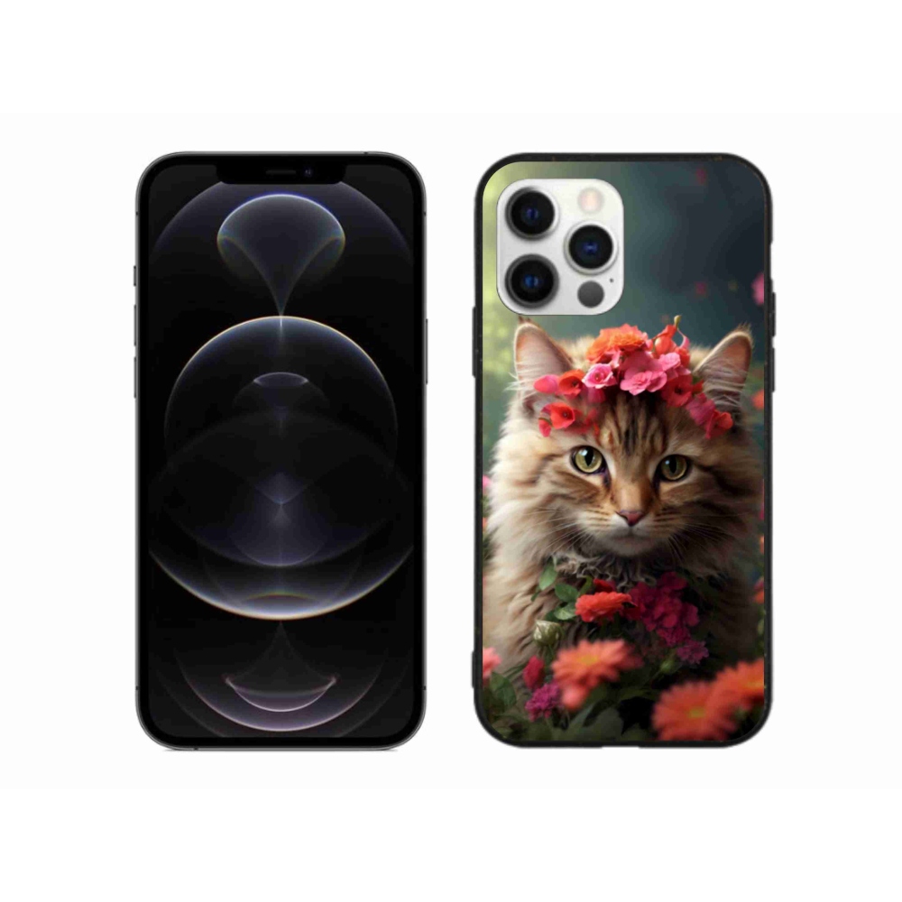 Gelový kryt mmCase na iPhone 12 Pro Max - kočíčí princezna