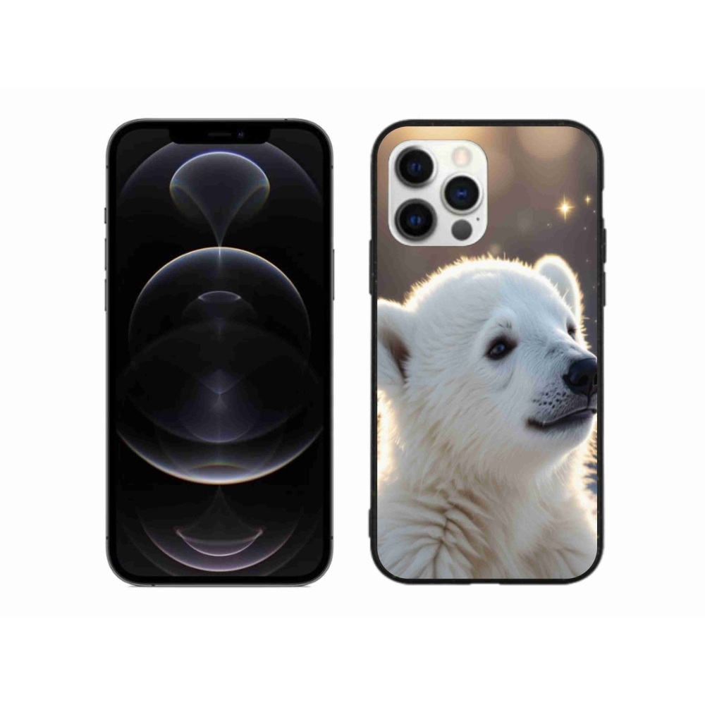 Gelový kryt mmCase na iPhone 12 Pro Max - lední medvěd