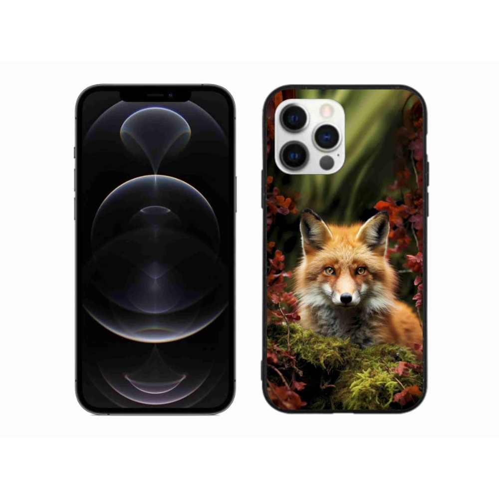 Gelový kryt mmCase na iPhone 12 Pro Max - liška v lese