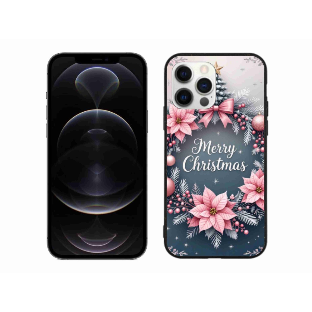 Gelový kryt mmCase na iPhone 12 Pro Max - merry christmas
