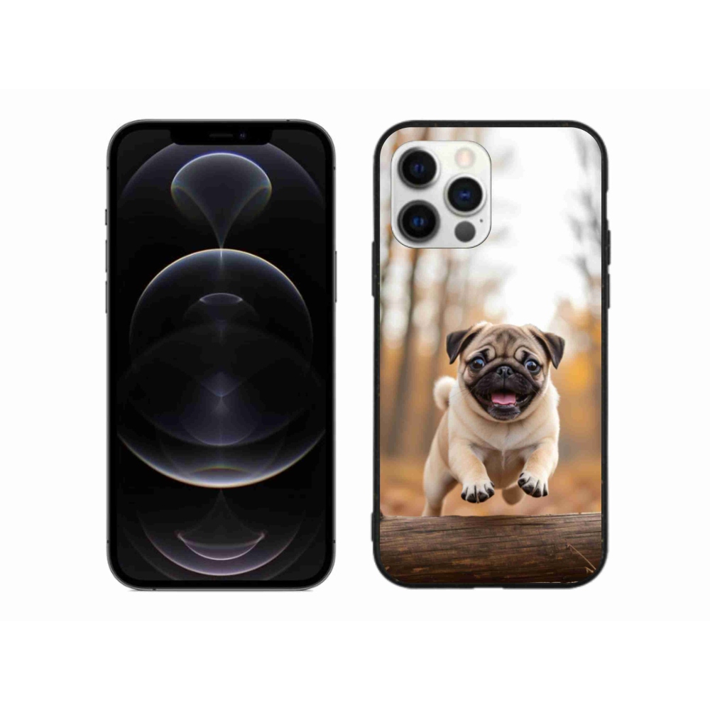 Gelový kryt mmCase na iPhone 12 Pro Max - mops 2