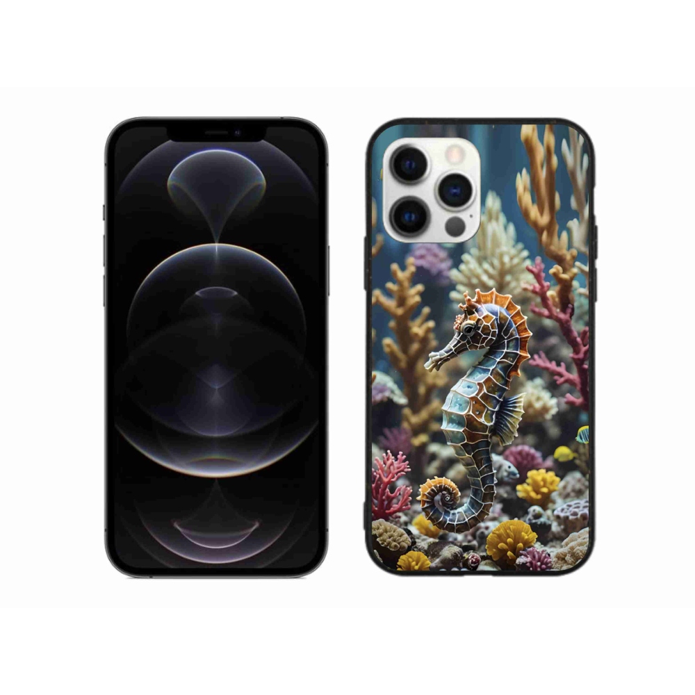 Gelový kryt mmCase na iPhone 12 Pro Max - mořský koník 2