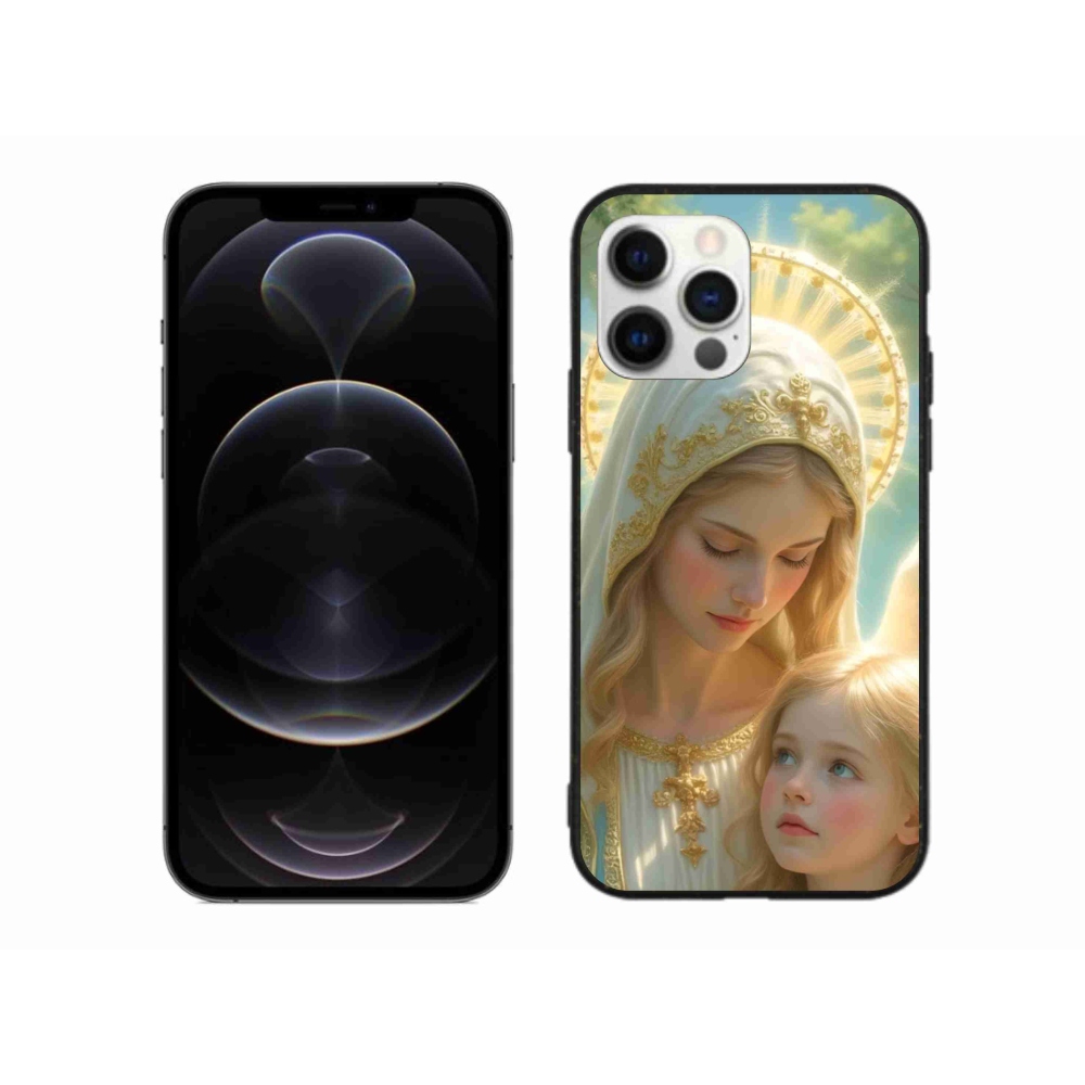 Gelový kryt mmCase na iPhone 12 Pro Max - náboženský motiv 2