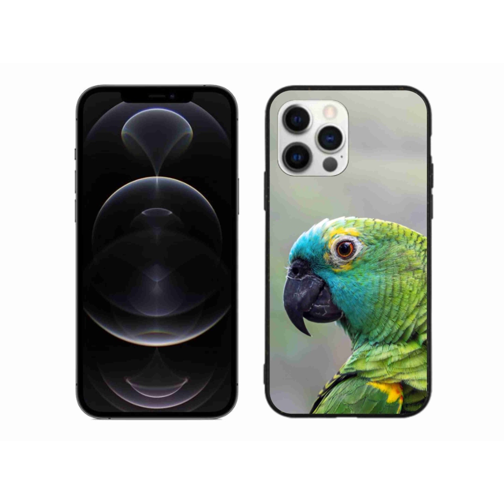 Gelový kryt mmCase na iPhone 12 Pro Max - papoušek amazoňan