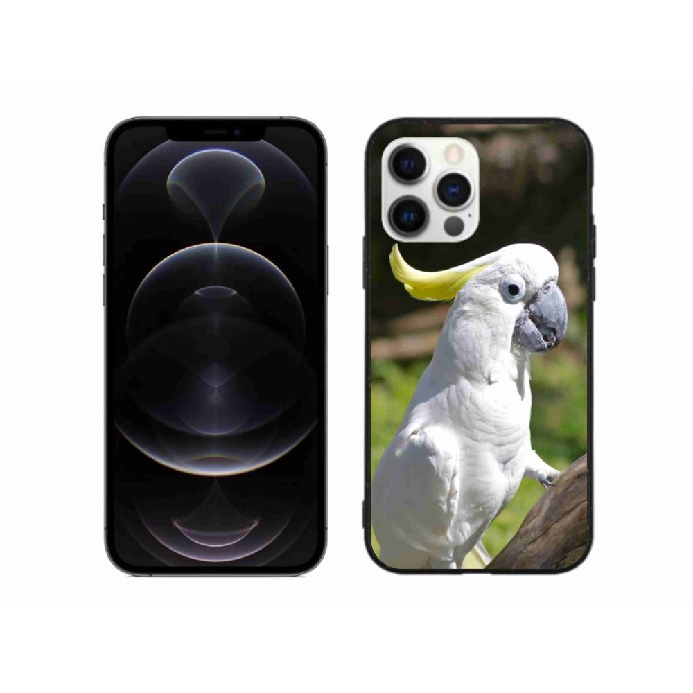 Gelový kryt mmCase na iPhone 12 Pro Max - papoušek kakadu 2