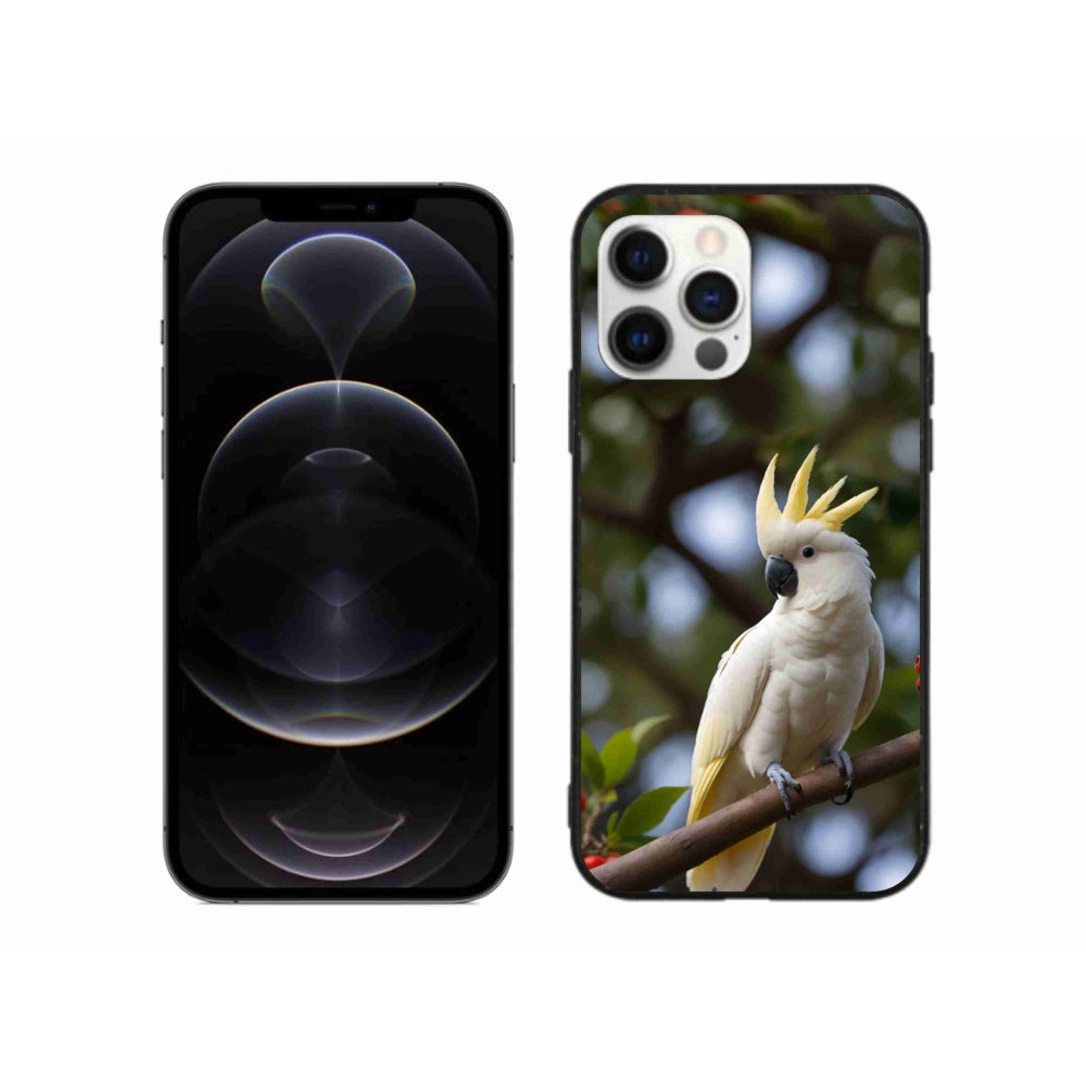 Gelový kryt mmCase na iPhone 12 Pro Max - papoušek kakadu 3