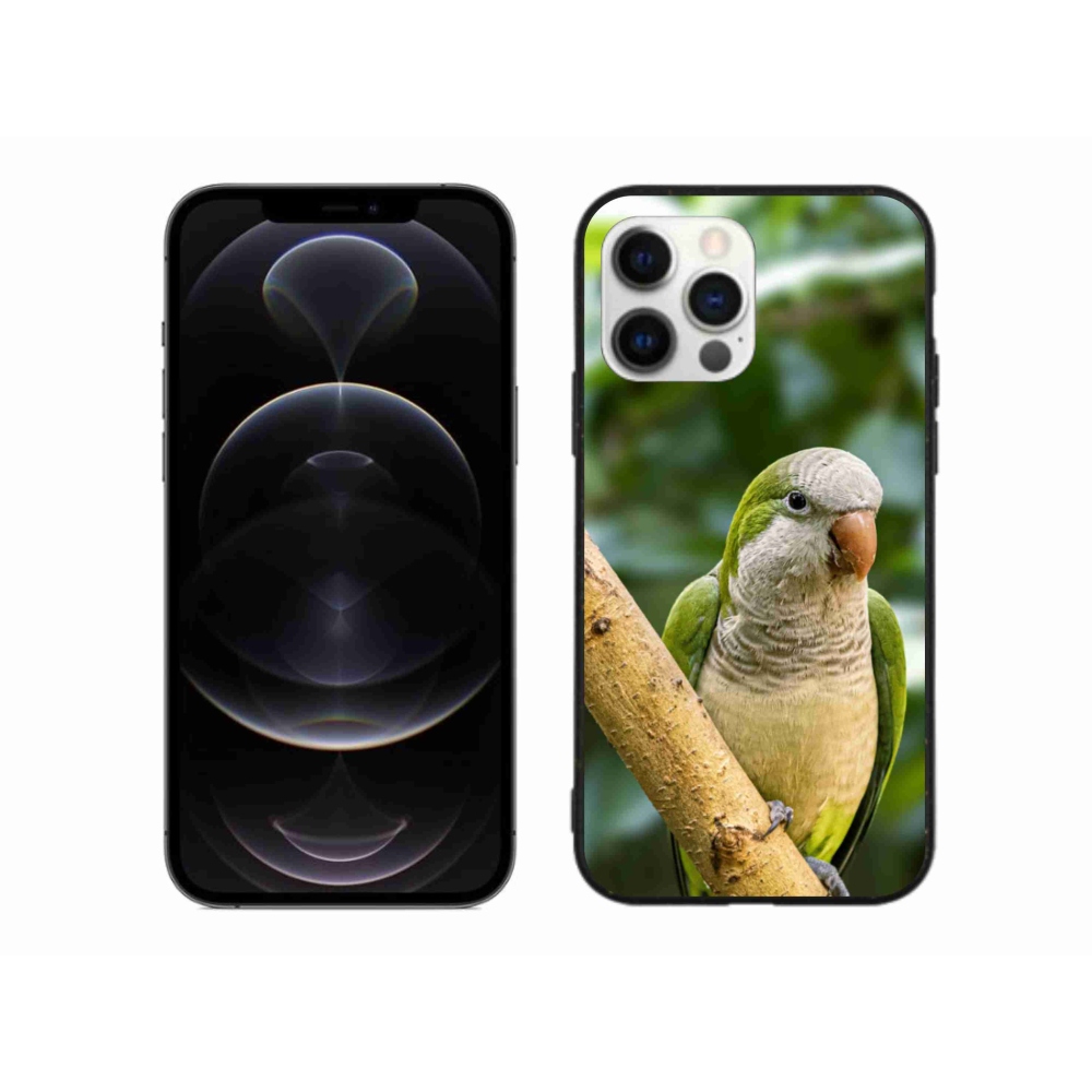 Gelový kryt mmCase na iPhone 12 Pro Max - papoušek mníšek
