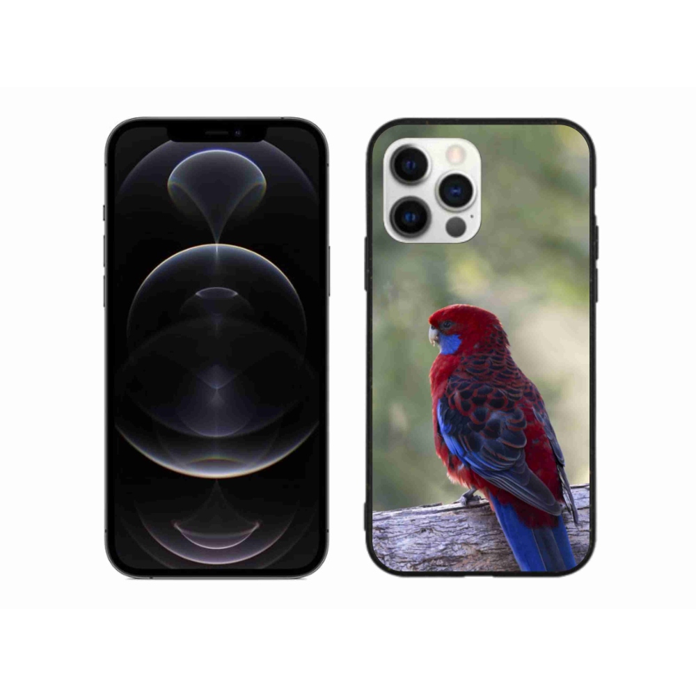 Gelový kryt mmCase na iPhone 12 Pro Max - papoušek rosela