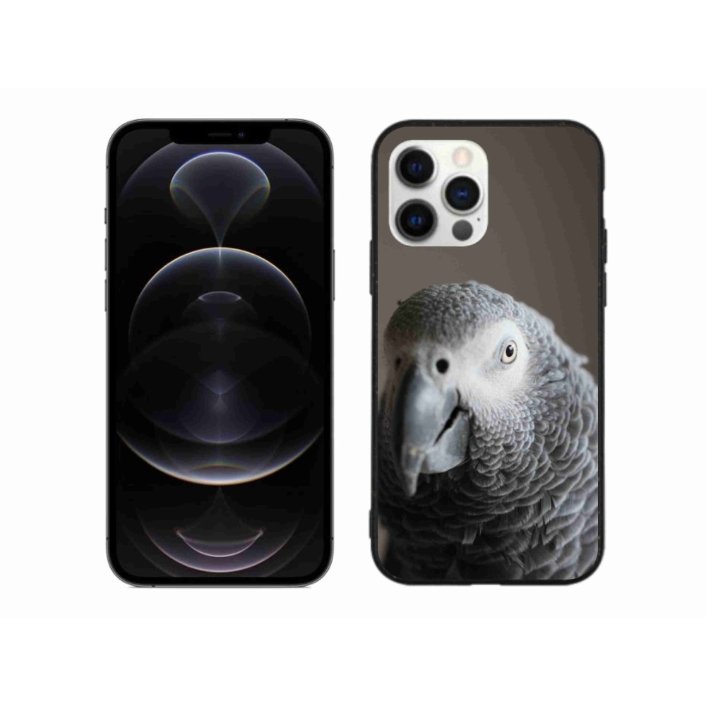 Gelový kryt mmCase na iPhone 12 Pro Max - papoušek žako 2