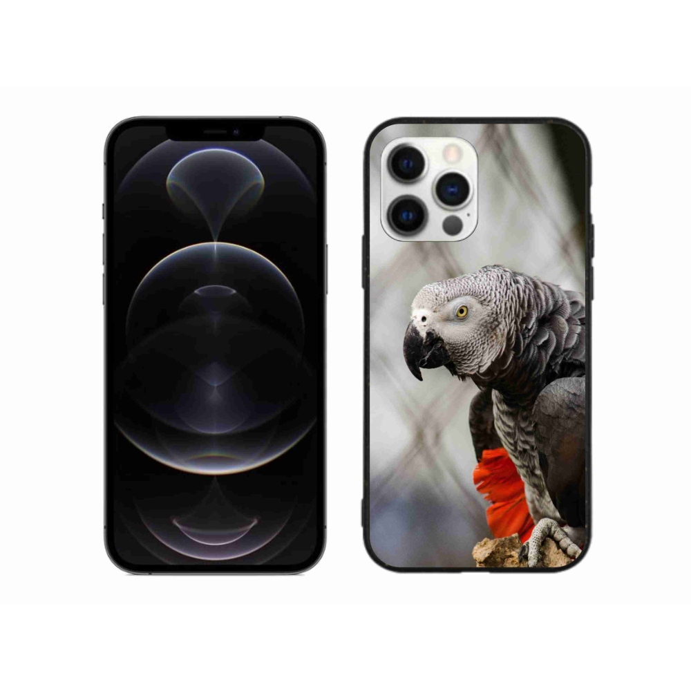 Gelový kryt mmCase na iPhone 12 Pro Max - papoušek žako 3
