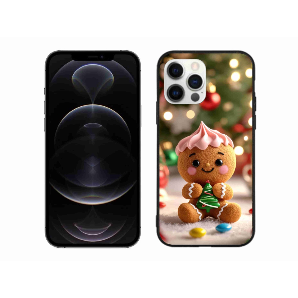 Gelový kryt mmCase na iPhone 12 Pro Max - perníček