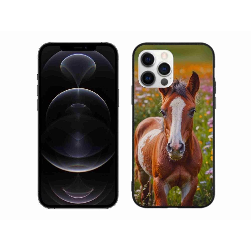 Gelový kryt mmCase na iPhone 12 Pro Max - roztomilé hříbě