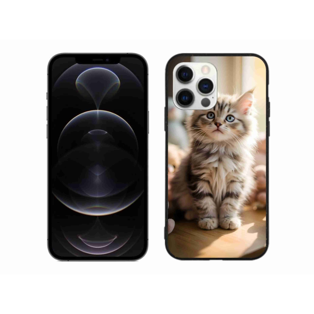 Gelový kryt mmCase na iPhone 12 Pro Max - roztomilé kotě 10