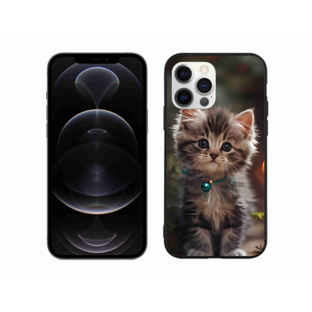 Gelový kryt mmCase na iPhone 12 Pro Max - roztomilé kotě 11