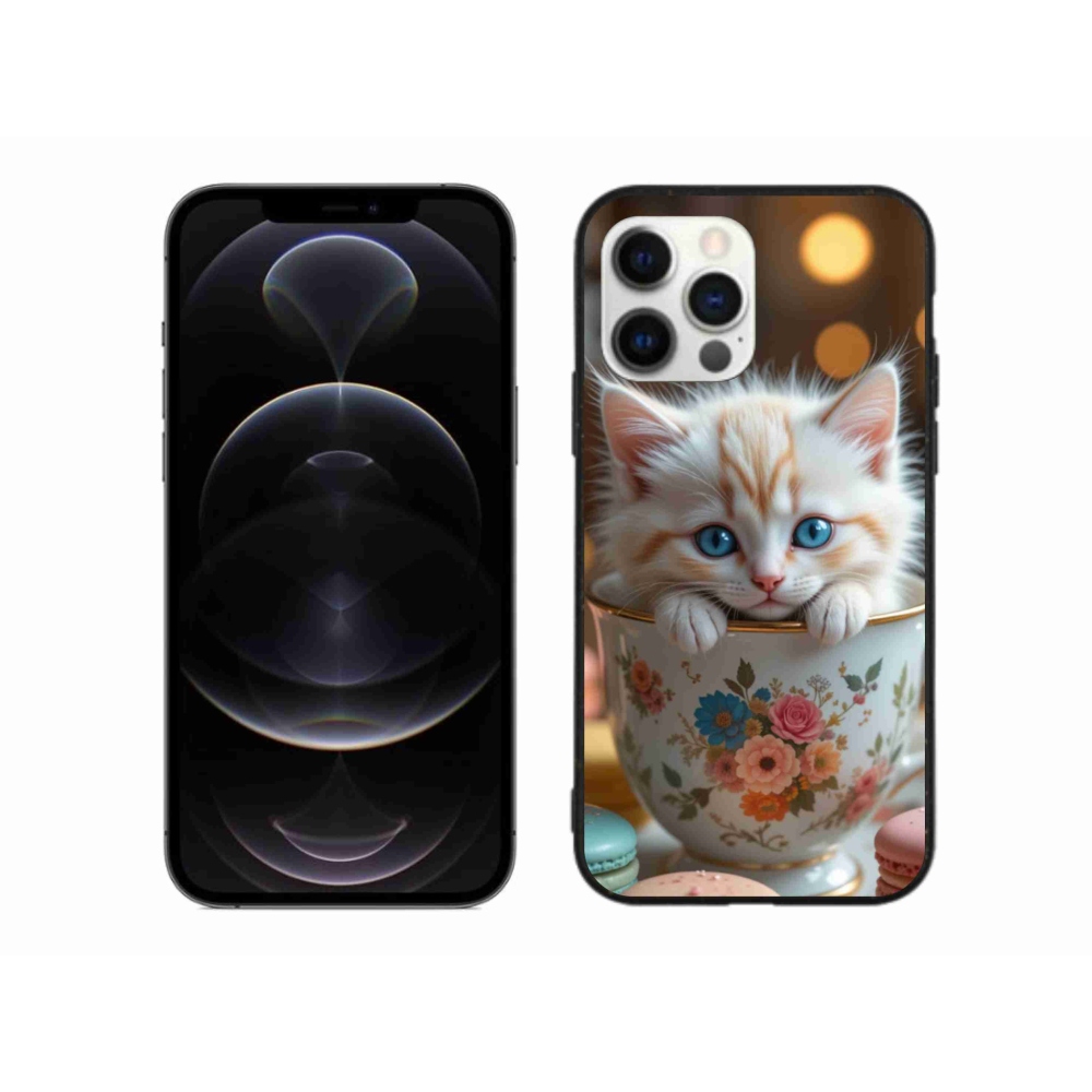 Gelový kryt mmCase na iPhone 12 Pro Max - roztomilé kotě 6