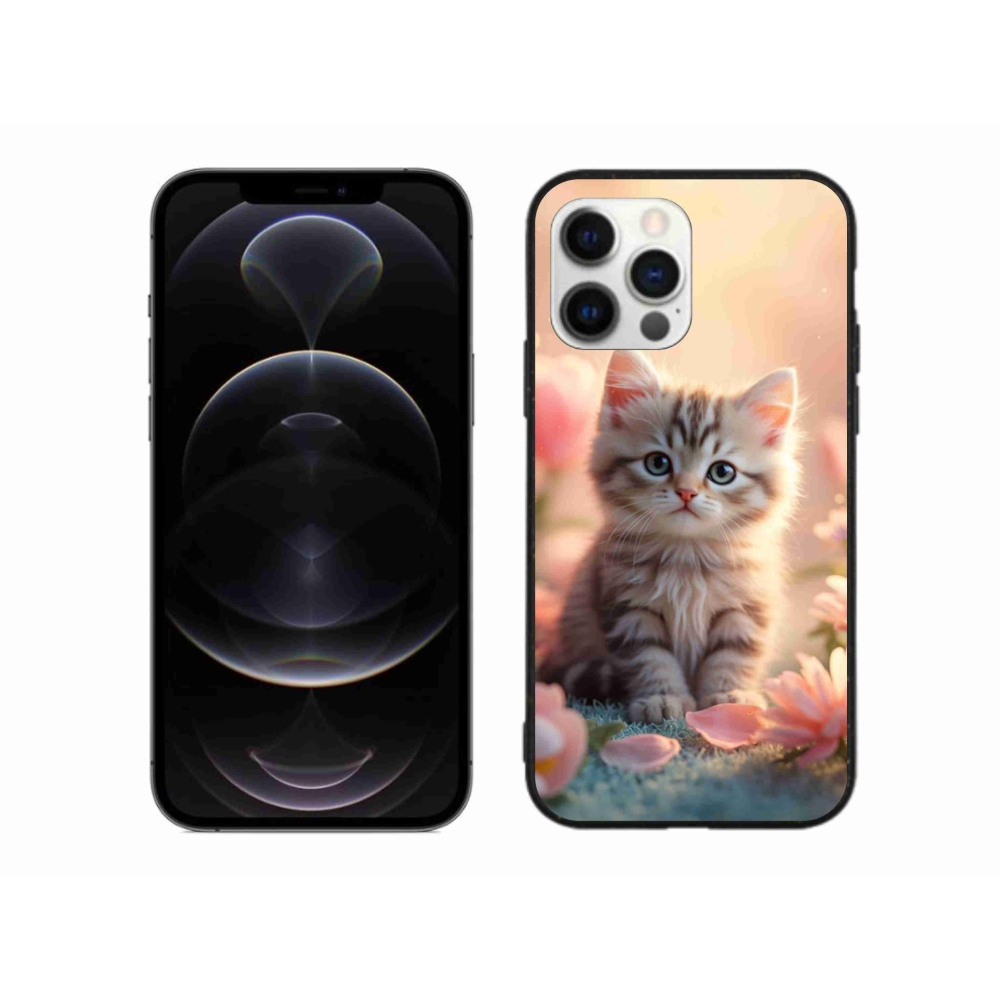 Gelový kryt mmCase na iPhone 12 Pro Max - roztomilé kotě 8