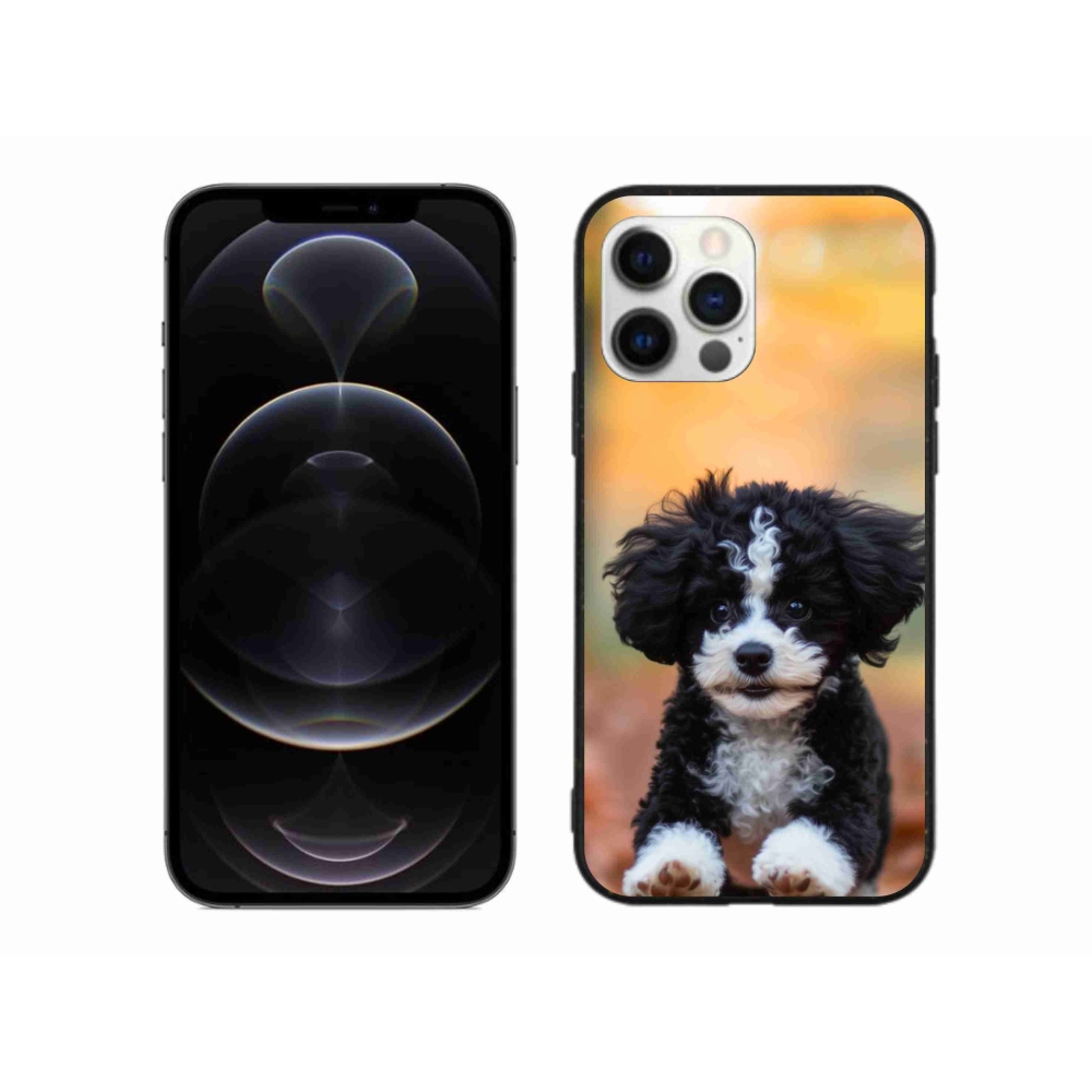 Gelový kryt mmCase na iPhone 12 Pro Max - roztomilé štěně 2