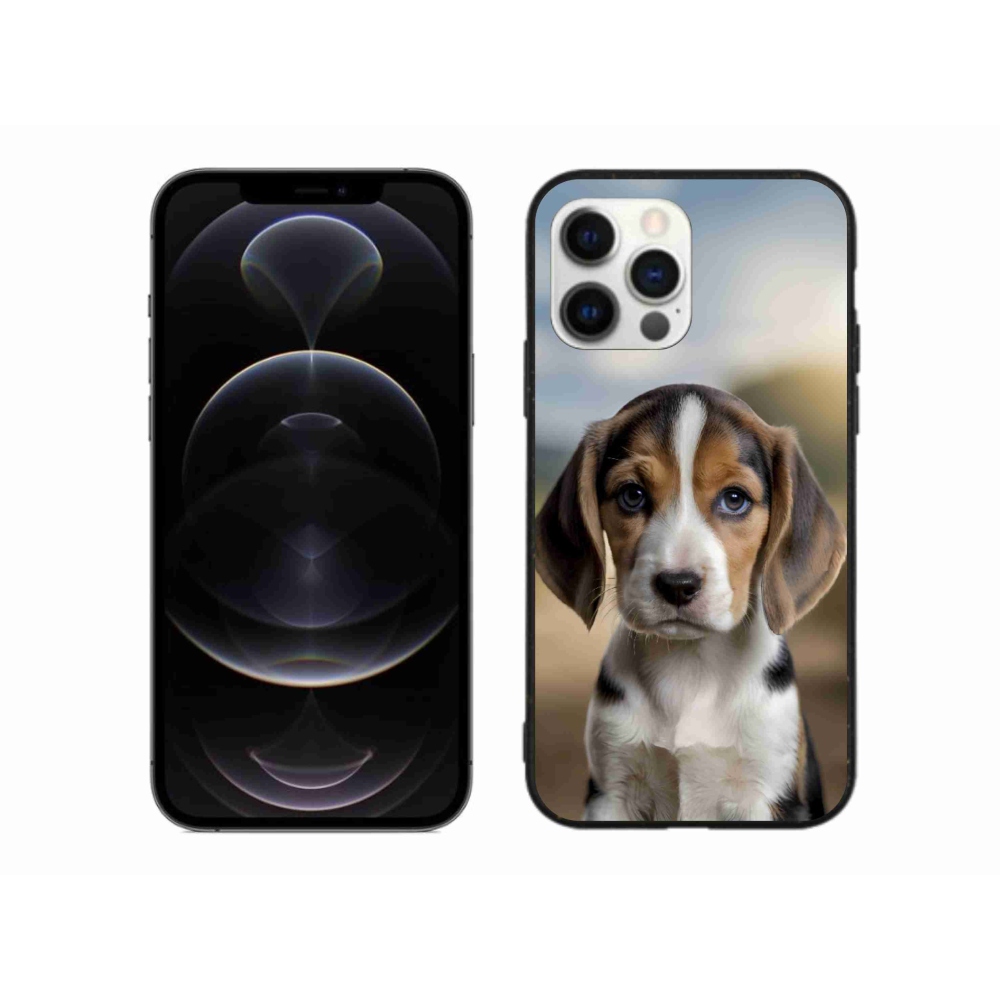 Gelový kryt mmCase na iPhone 12 Pro Max - roztomilý bígl