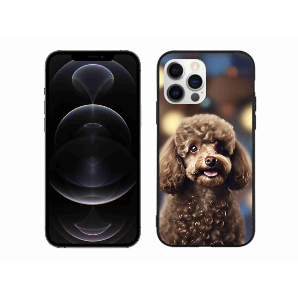 Gelový kryt mmCase na iPhone 12 Pro Max - roztomilý pudl