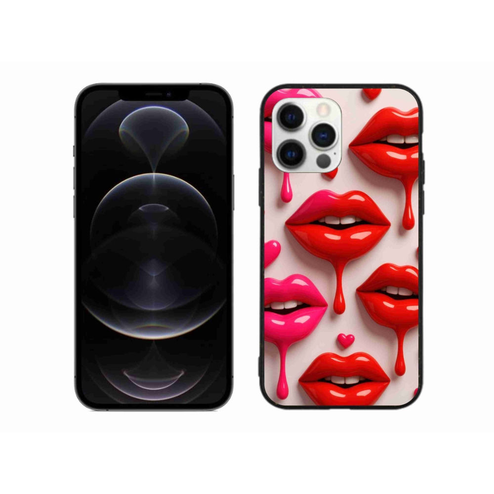 Gelový kryt mmCase na iPhone 12 Pro Max - rty 2