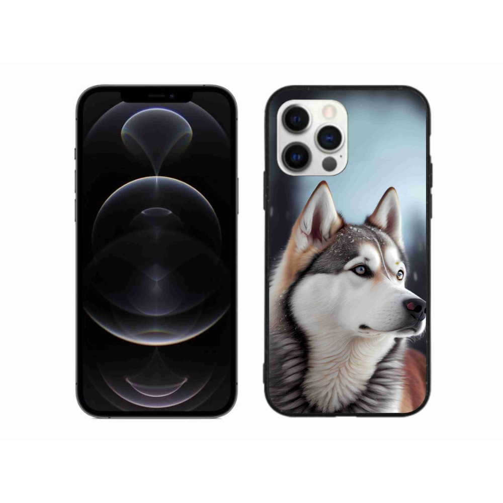 Gelový kryt mmCase na iPhone 12 Pro Max - sibiřský husky