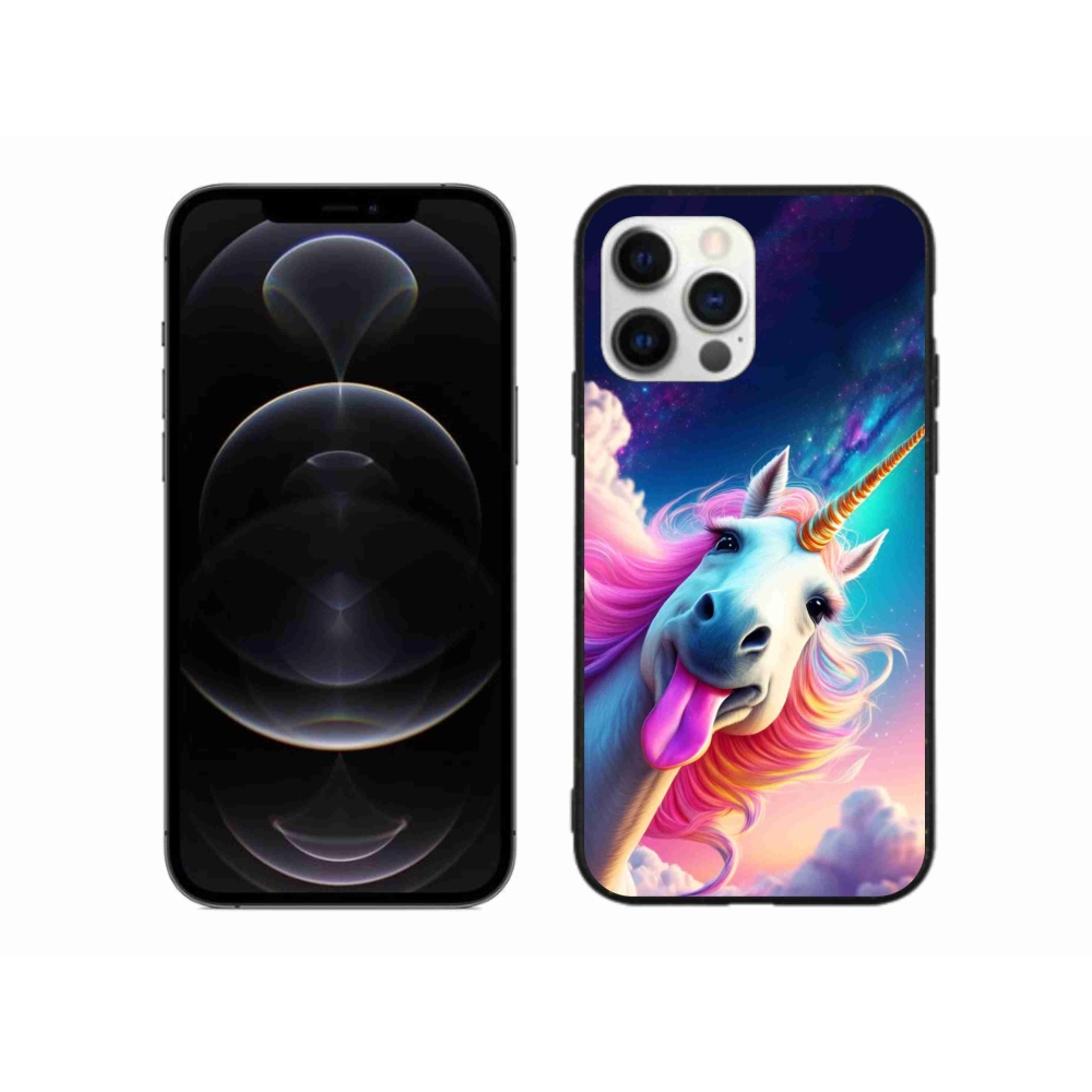 Gelový kryt mmCase na iPhone 12 Pro Max - šílený jednorožec