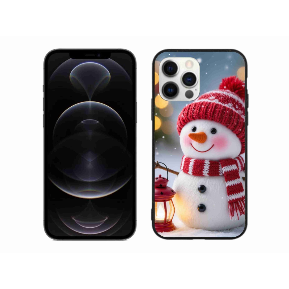 Gelový kryt mmCase na iPhone 12 Pro Max - sněhulák 2