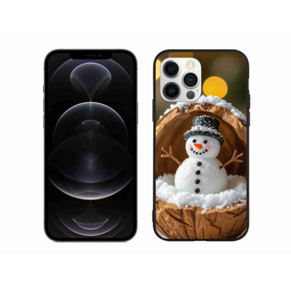 Gelový kryt mmCase na iPhone 12 Pro Max - sněhulák 4