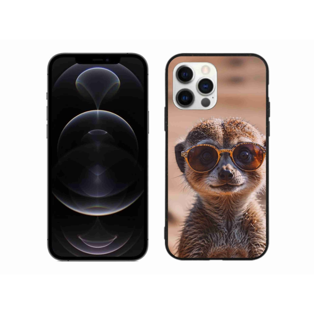 Gelový kryt mmCase na iPhone 12 Pro Max - stylová surikata