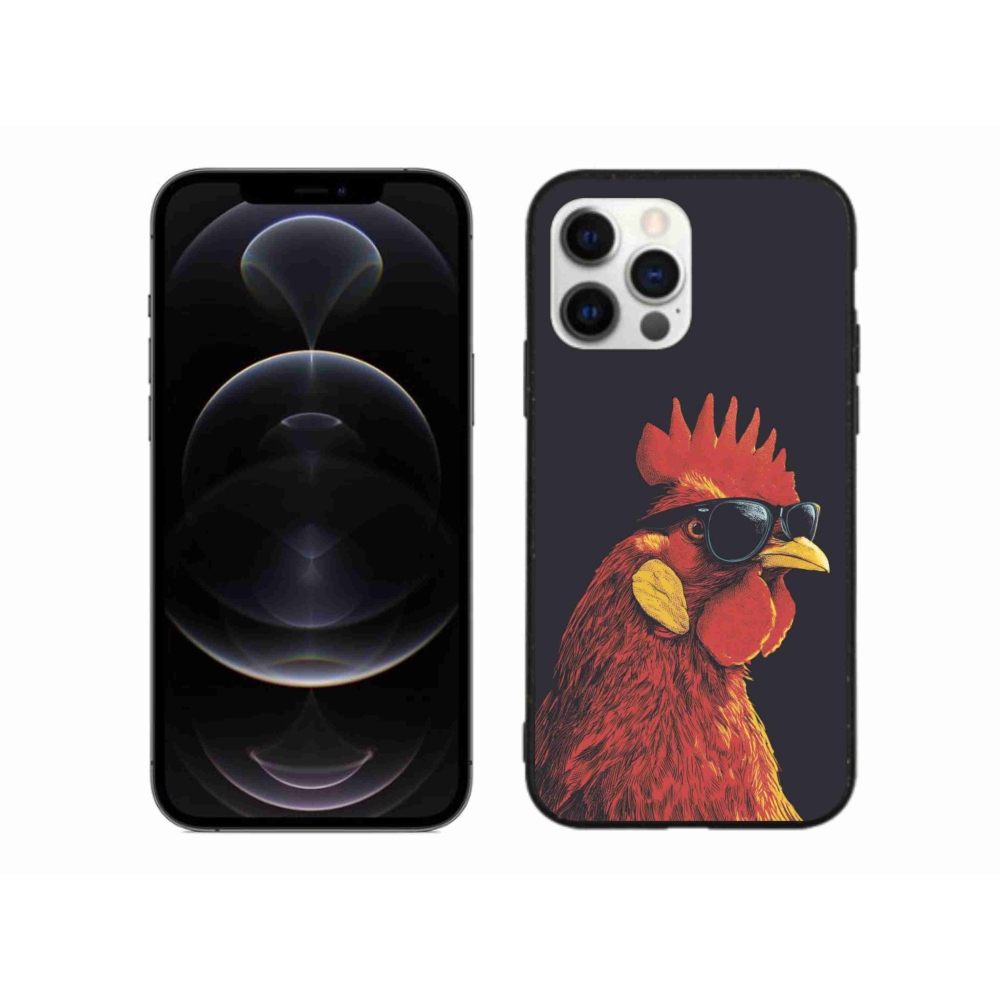 Gelový kryt mmCase na iPhone 12 Pro Max - stylový kohout