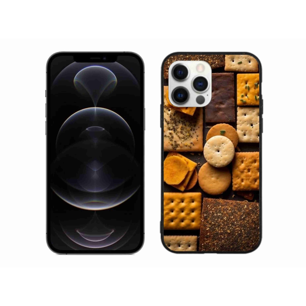 Gelový kryt mmCase na iPhone 12 Pro Max - sušenky