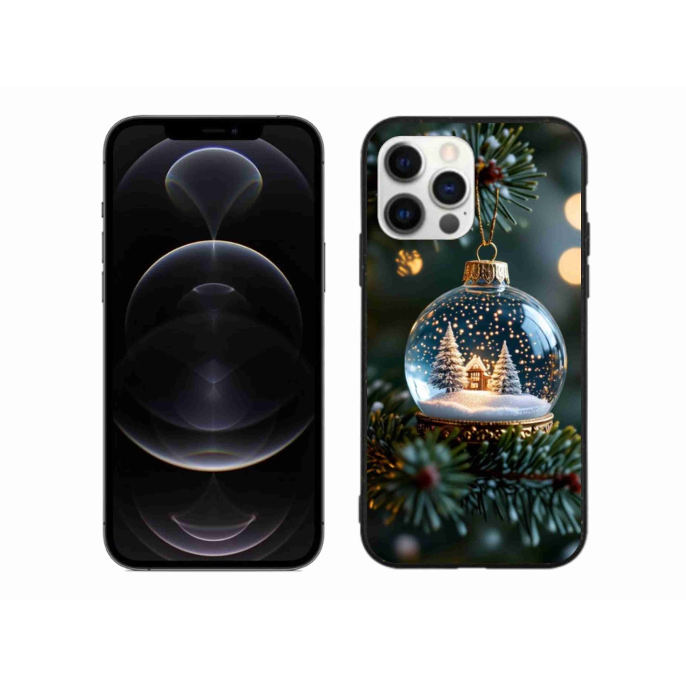 Gelový kryt mmCase na iPhone 12 Pro Max - vánoční koule 2