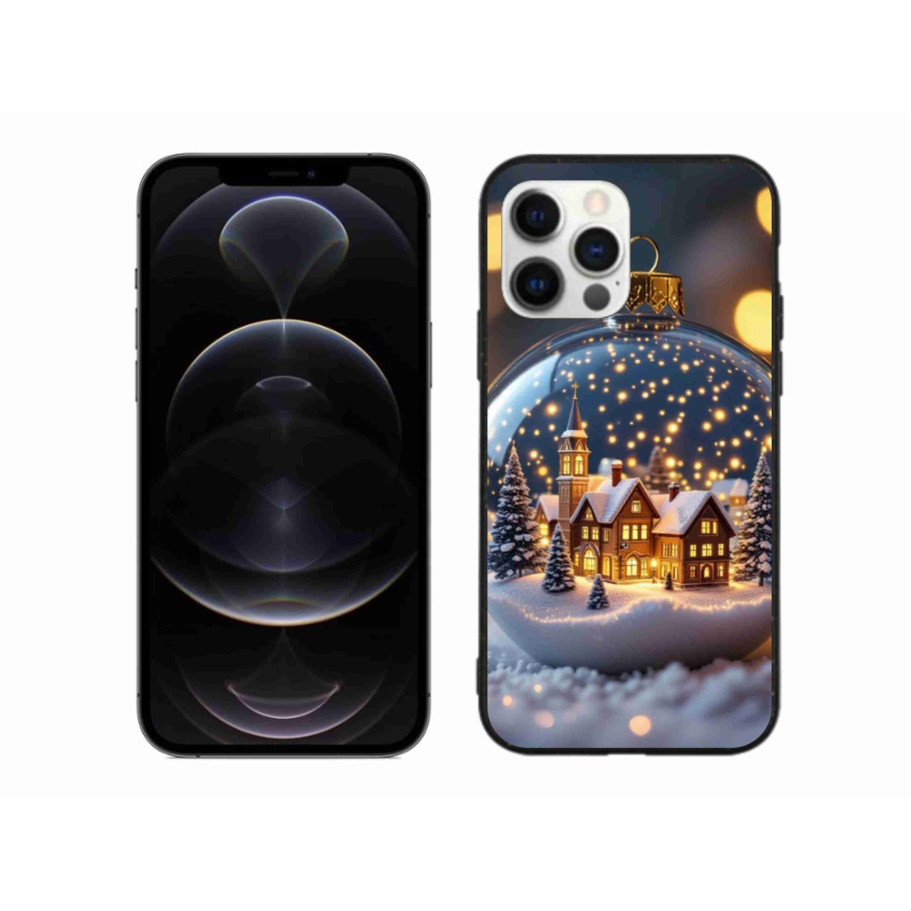 Gelový kryt mmCase na iPhone 12 Pro Max - vánoční koule 4