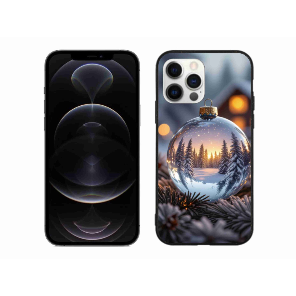 Gelový kryt mmCase na iPhone 12 Pro Max - vánoční ozdoba