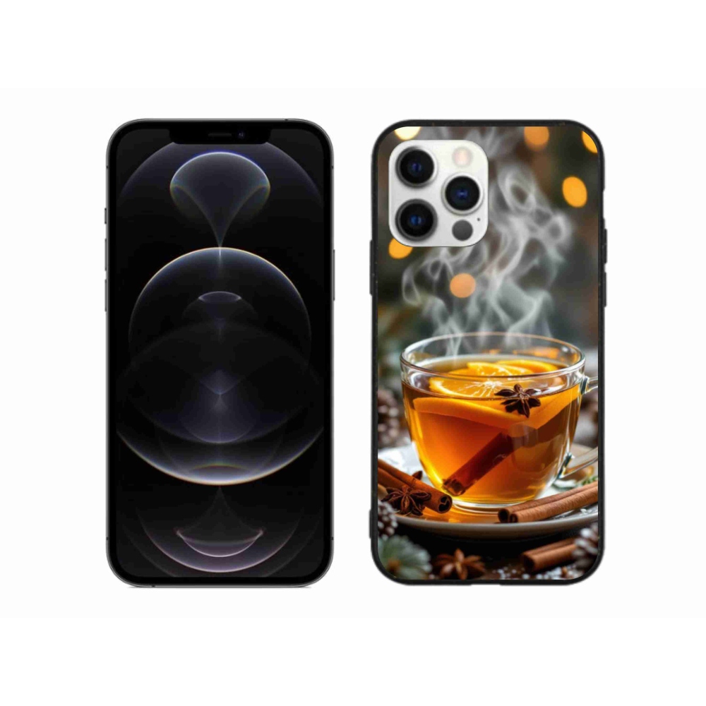 Gelový kryt mmCase na iPhone 12 Pro Max - vánoční punč