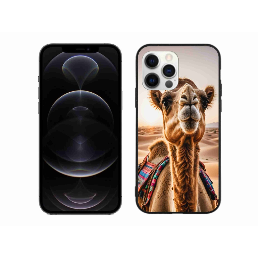 Gelový kryt mmCase na iPhone 12 Pro Max - velbloud