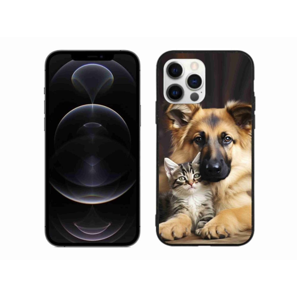Gelový kryt mmCase na iPhone 12 Pro Max - zvířecí přátelství