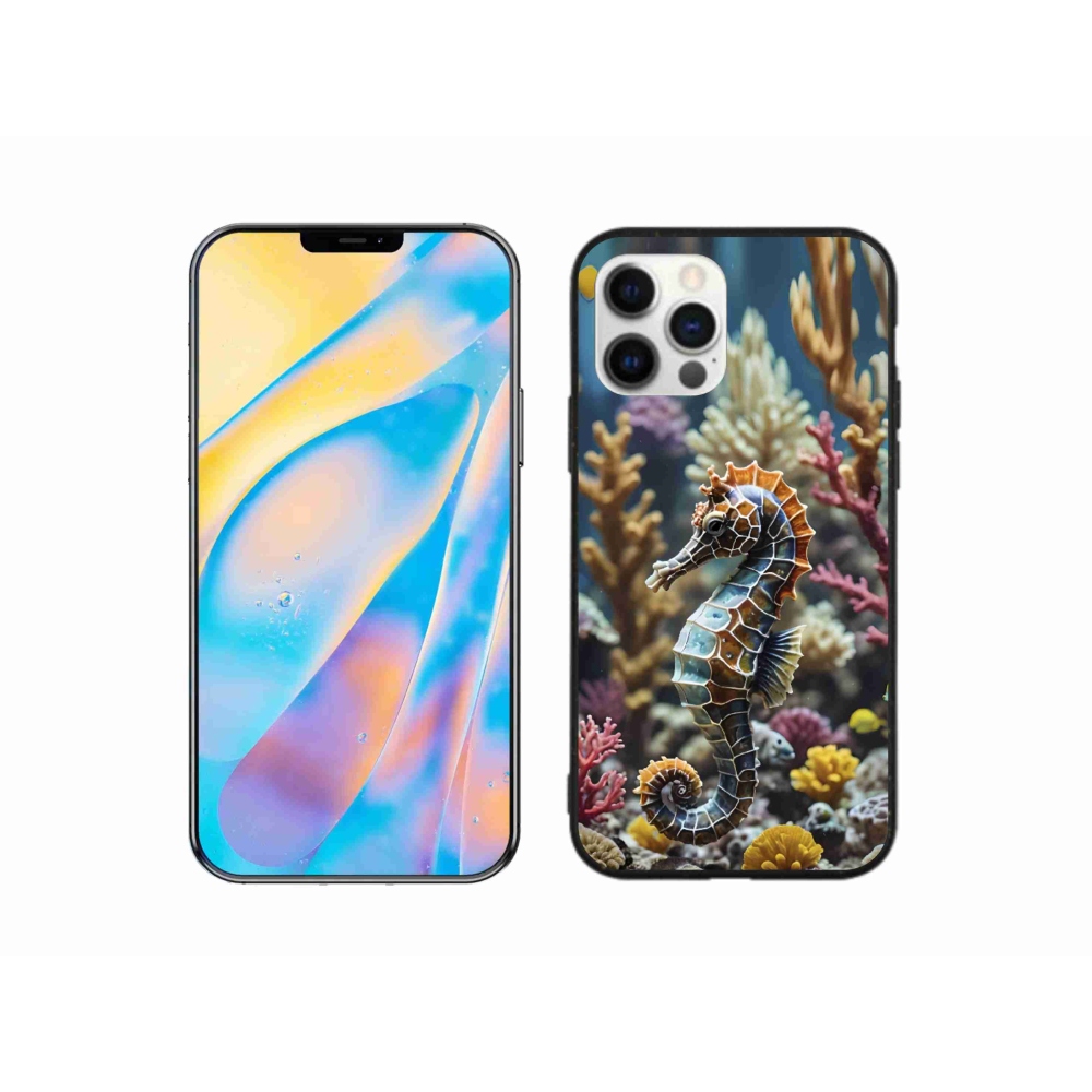 Gelový kryt mmCase na iPhone 12 Pro - mořský koník 2