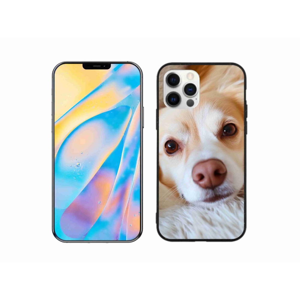 Gelový kryt mmCase na iPhone 12 Pro - Roztomilá čivava
