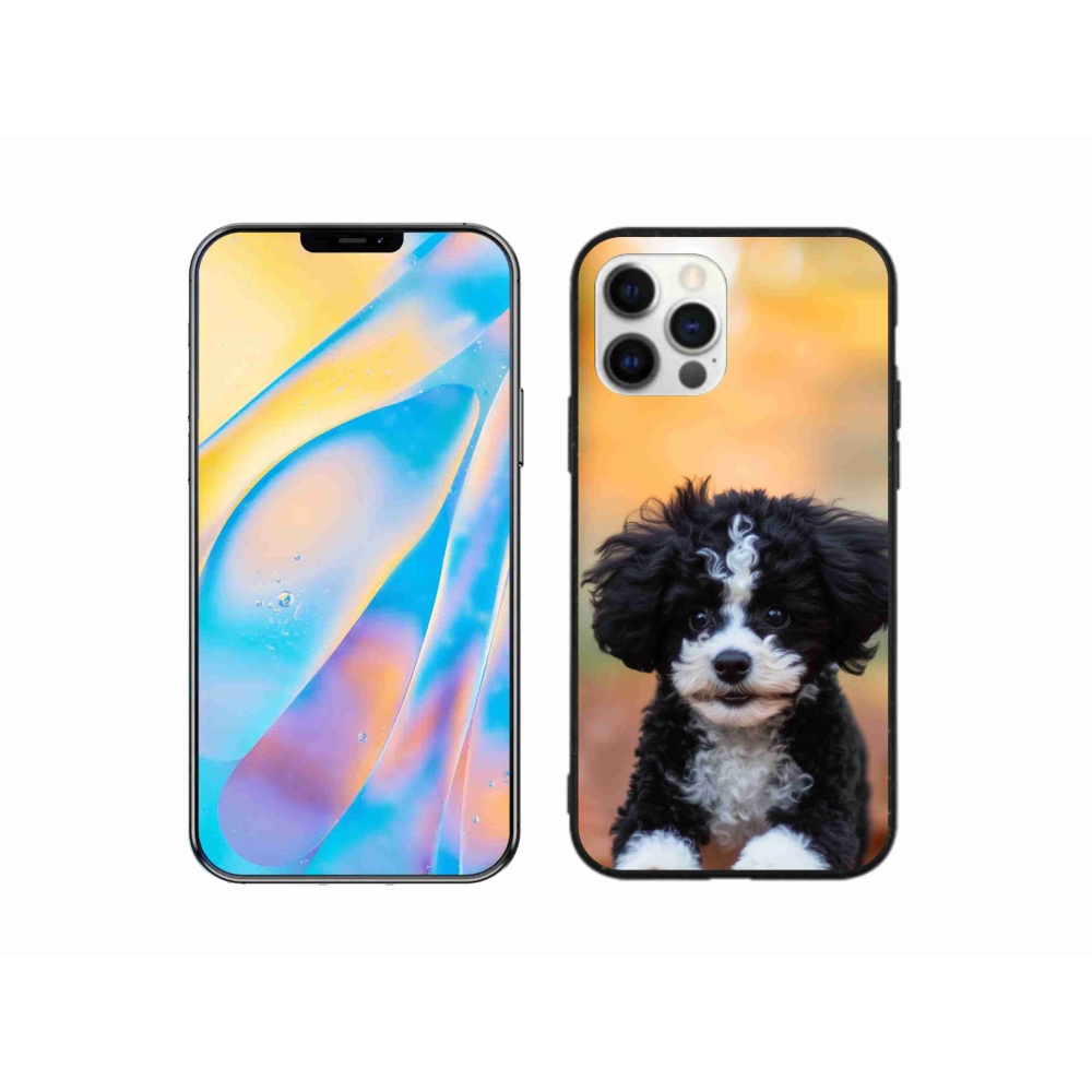 Gelový kryt mmCase na iPhone 12 Pro - roztomilé štěně 2