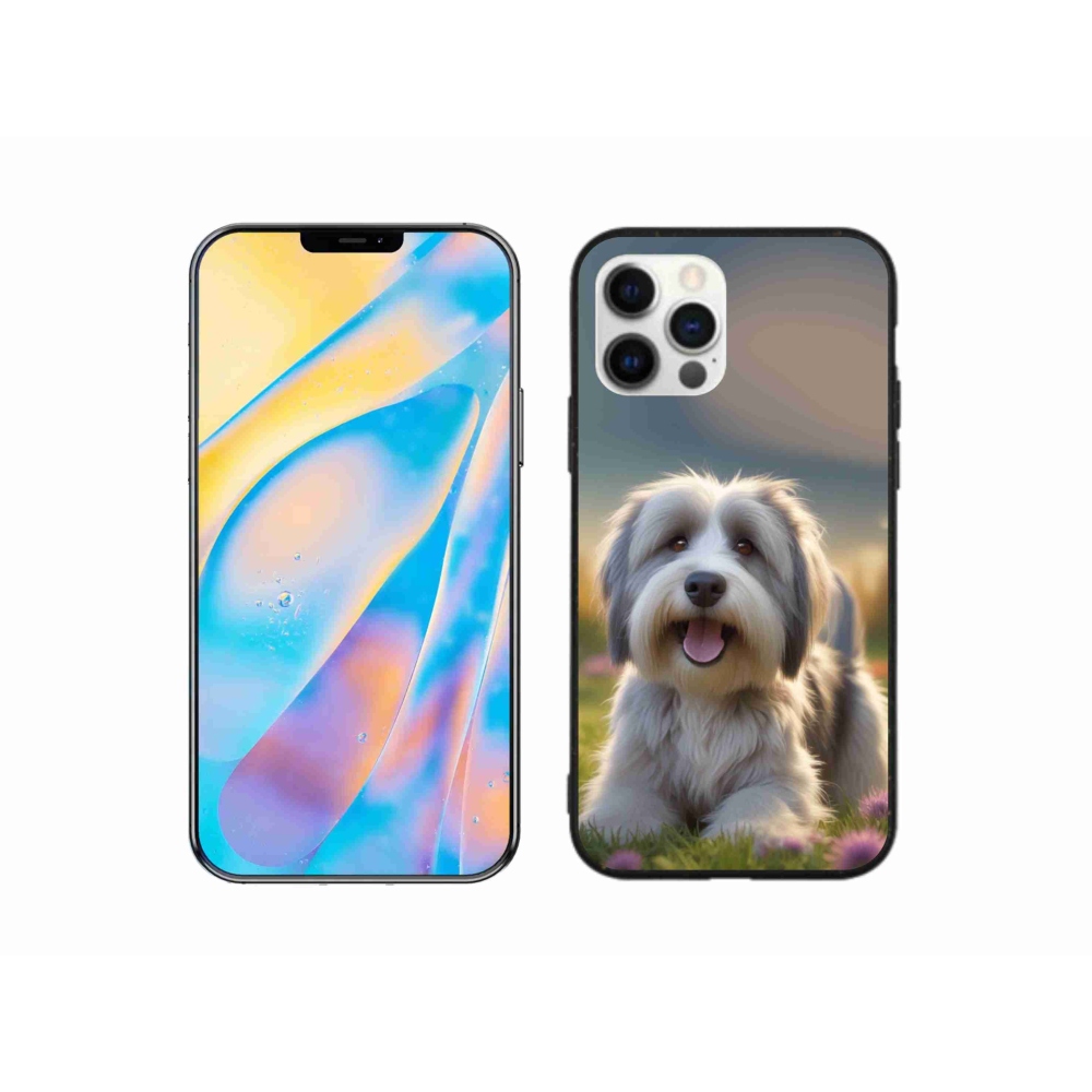 Gelový kryt mmCase na iPhone 12 Pro - roztomilý havanský psík