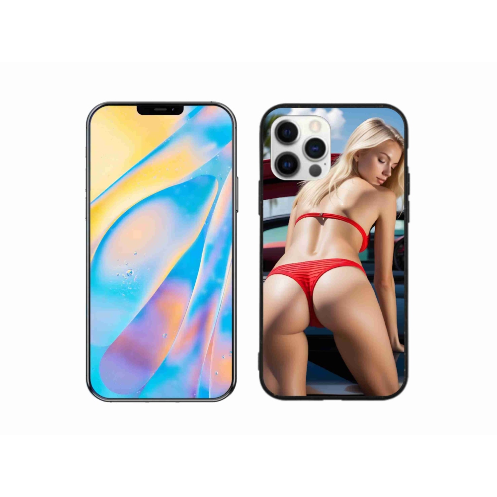 Gelový kryt mmCase na iPhone 12 Pro - sexy žena 2