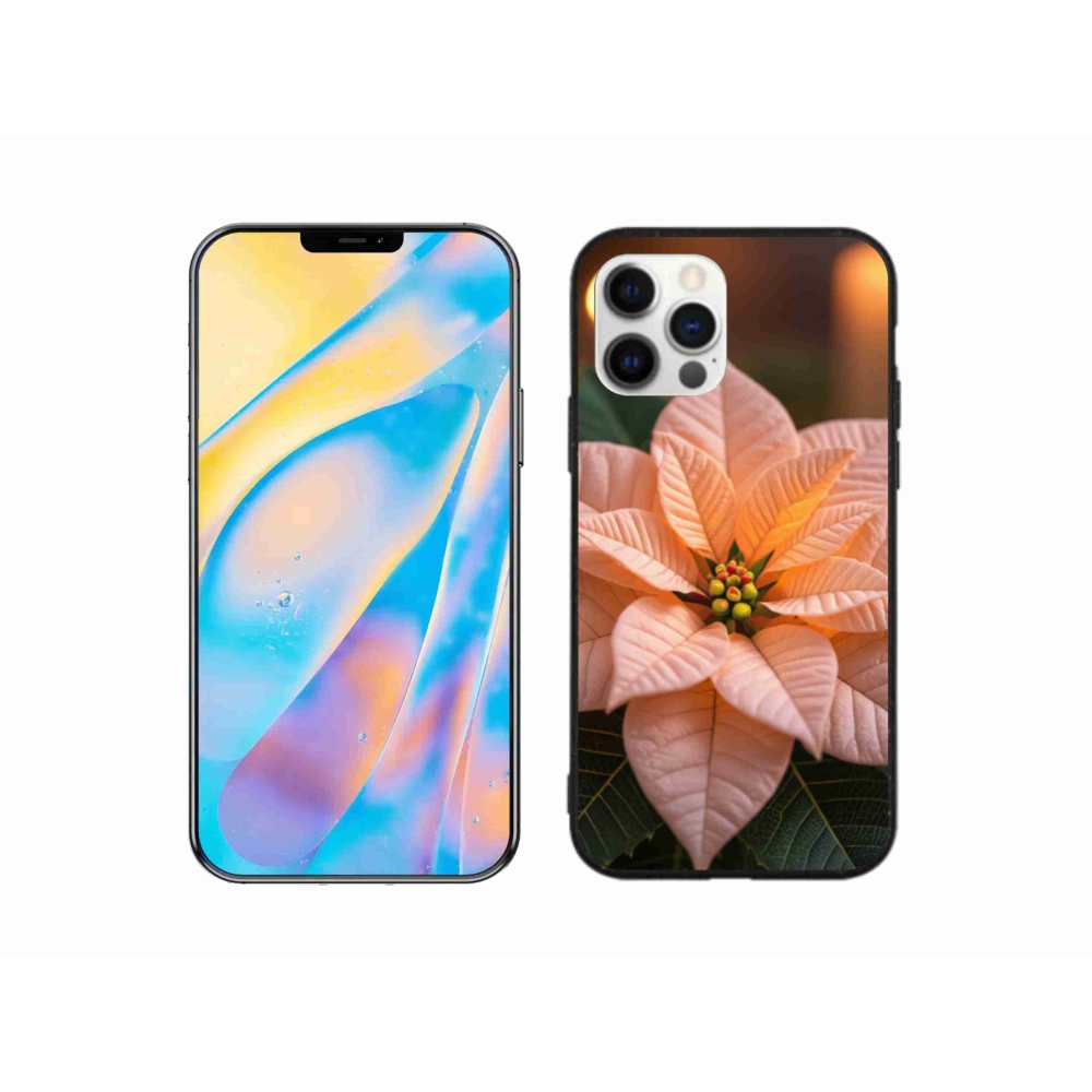 Gelový kryt mmCase na iPhone 12 Pro - vánoční hvězda